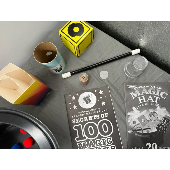 MARSHALL BRODIEN SPECTACULAR MAGIC HAT KIDS MAGIC KIT SECRETS OF 120 MAGIC TRICK - Picture 9 of 12